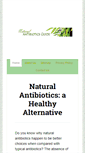 Mobile Screenshot of naturalantibioticshut.com